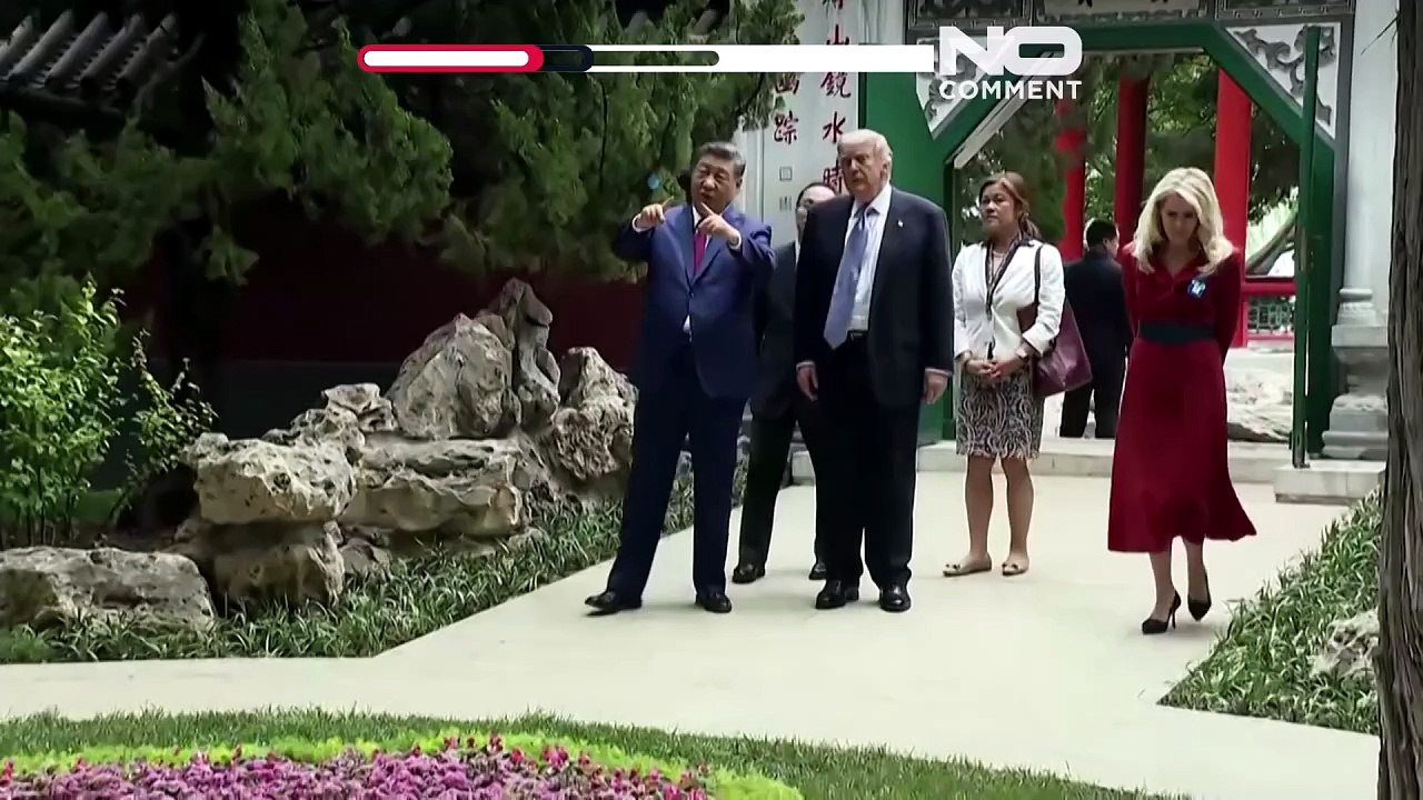Xi accompagna Trump in una visita privata al giardino segreto di Pechino