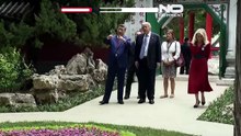 شي جينبينغ يرافق ترامب في جولة خاصة بحديقة سرية في بكين