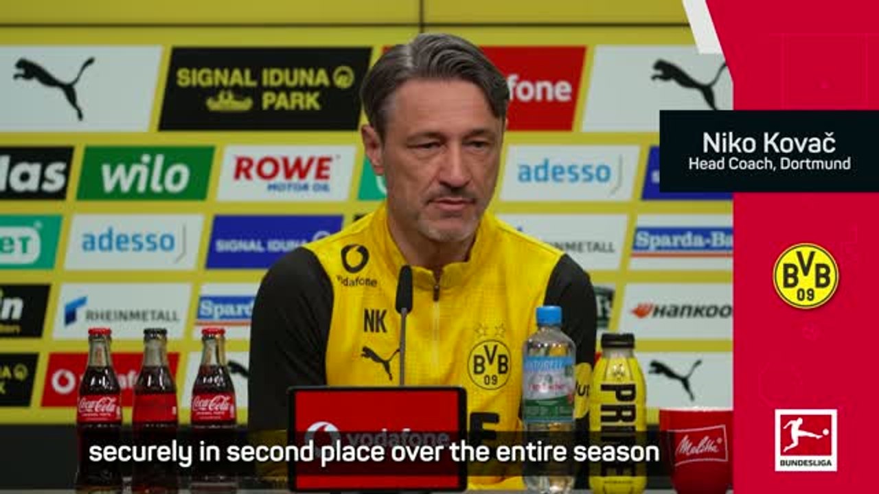 Kovac hails Borussia Dortmund's second-place finish as 'great achievement'