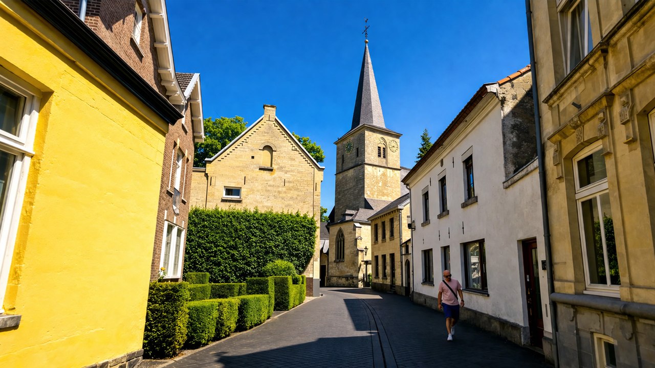 Valkenburg Netherlands Historic Streets and Castle Views 4K 60fps