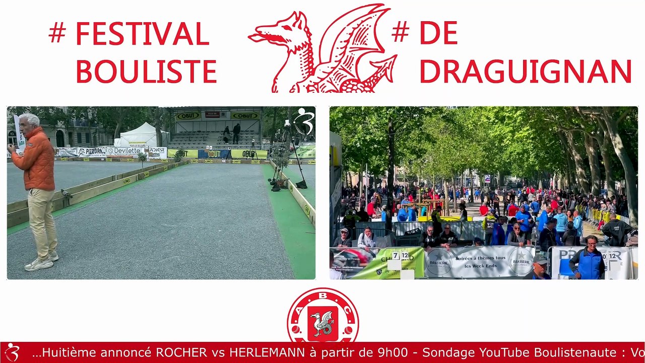 Vendredi matin : National triplette à pétanque de Draguignan 2026 (2)
