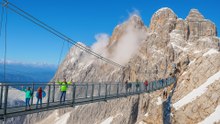 Dachstein Glacier Austria Mountain Views Above the Alps 4K 60fps