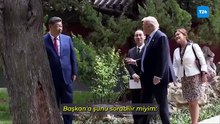 Trump ve Şi, Çin liderinin yaşadığı ve çalıştığı yerleşkeyi ziyaret etti