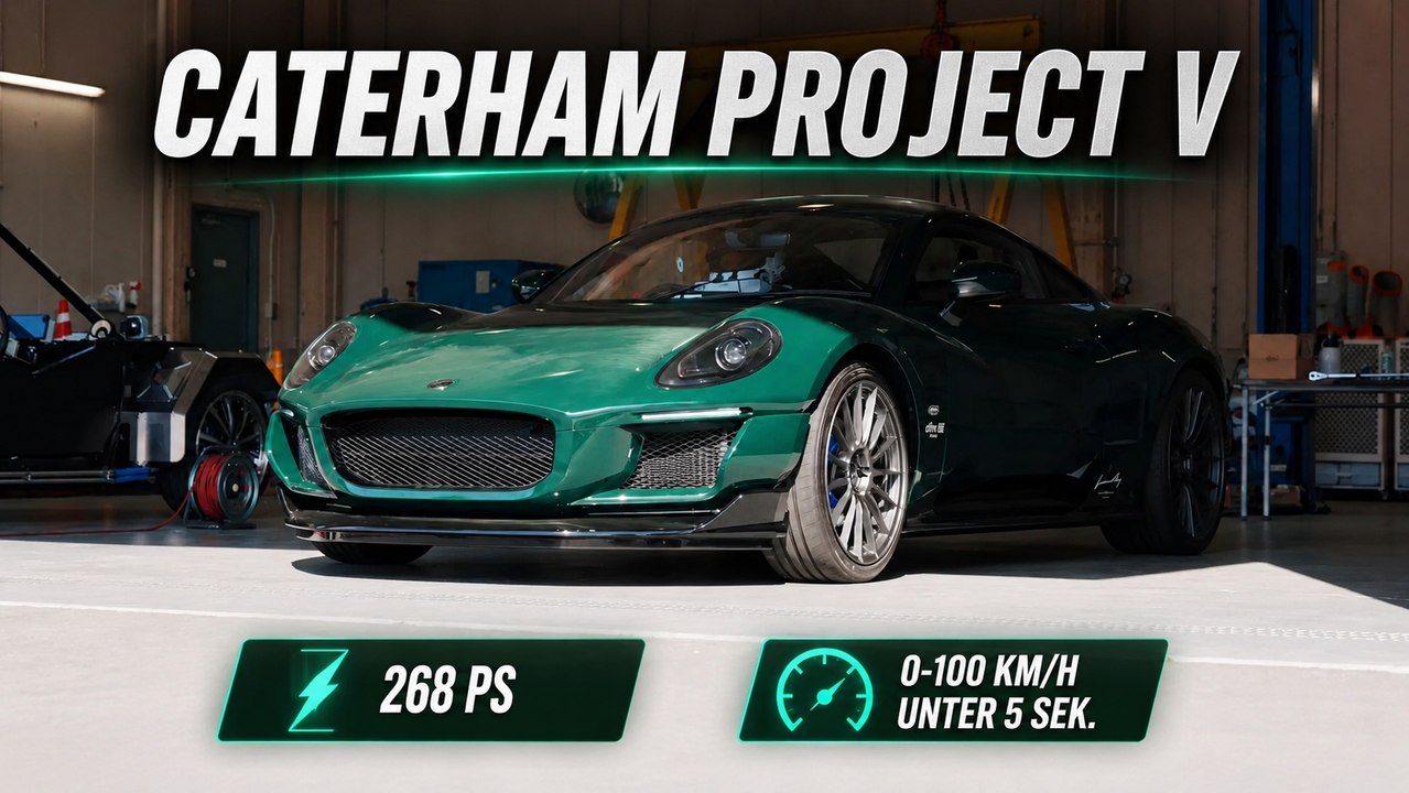 Caterham Project V könnte der leichteste E-Sportwagen werden