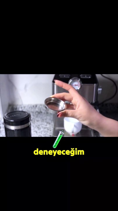Espresso Çekmeye Başlangıç： Karaca Coffee Art 1101 Kahve Ayarı ve Tamping ☕️ #shorts #karaca #kahve