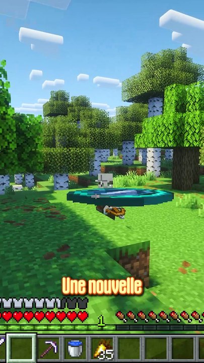 Une nouvelle arme dans Minecraft ? 🤔