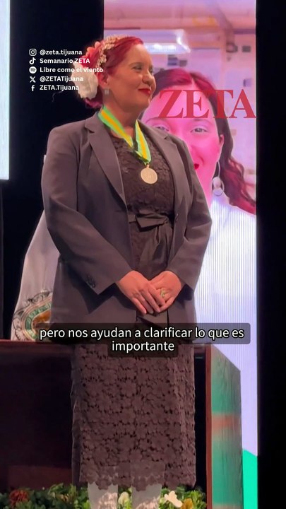 "Estoy aquí para eliminar fronteras y romper muros": Olivia Graeve recibe Honoris Causa en UABC