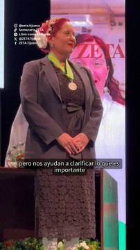 Estoy aquí para eliminar fronteras y romper muros : Olivia Graeve recibe Honoris Causa en UABC