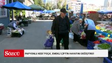 Papyonlu kedi 'Foça', emekli çiftin hayatını değiştirdi