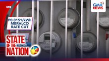 In Case You Missed It - P0.0151/kWh Meralco rate cut; Bagon DILG USec. | SONA