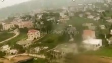 Hezbollah FPV Drone Hits Merkava Tank
