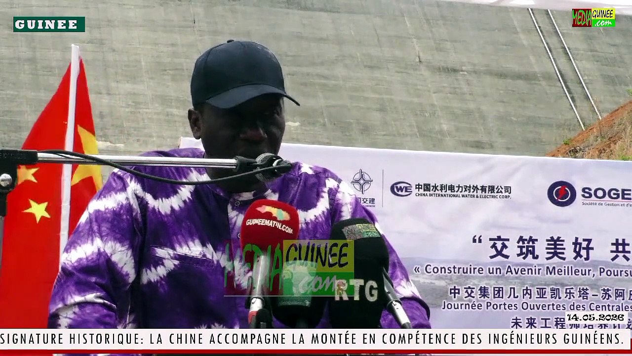 Centrales de Kaléta et de Souapiti : la Guinée et la Chine signent des accords pour renforcer la capacité des futurs ingénieurs guinéens
