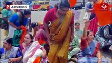 സ്ത്രീകളുടെ സൗജന്യ യാത്ര; കാസര്‍കോട് കെഎസ്ആർടിസി ടെർമിനല്‍ ഉപരോധിച്ച് മഹിളമോര്‍ച്ച പ്രതിഷേധം