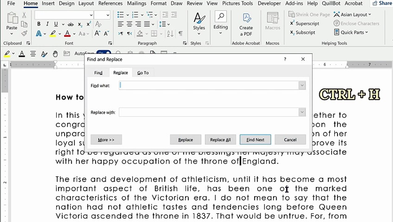 MS Word: How to Add Double Spaces (Find & Replace + Font Spacing)