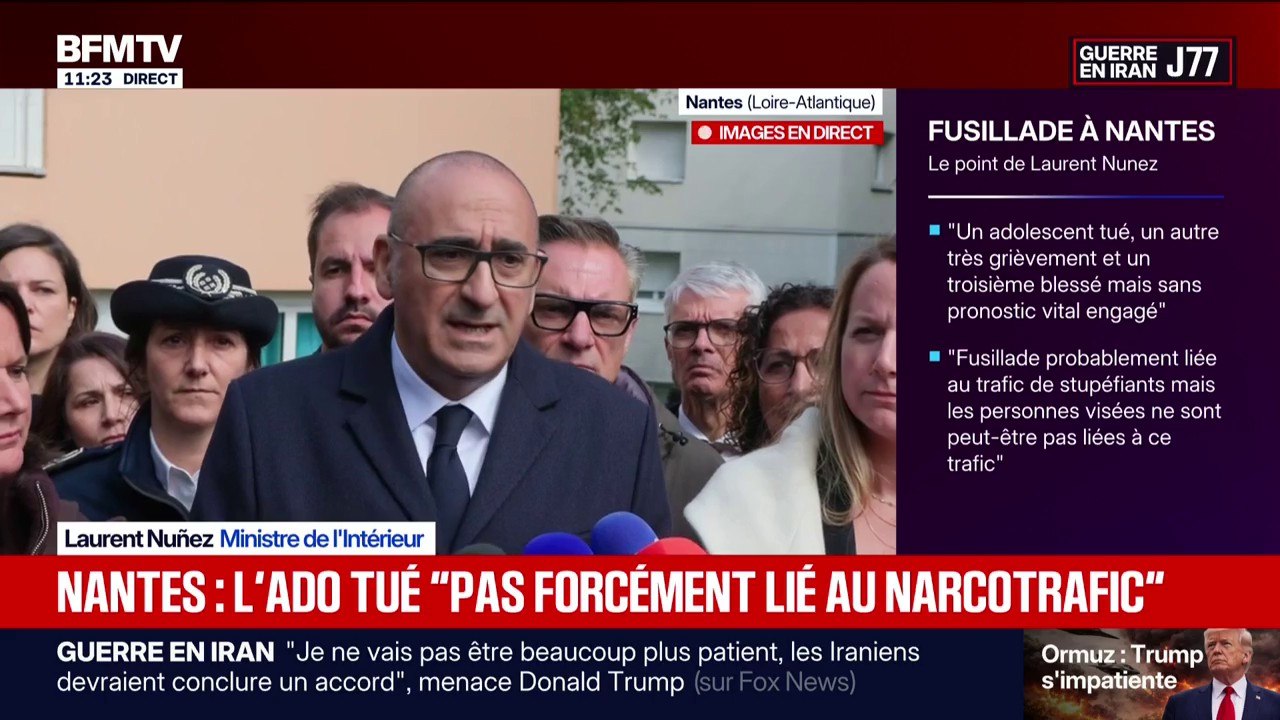 Fusillade à Nantes: "Nous allons renforcer le dispositif de présence policière", annonce le ministre de l'Intérieur, Laurent Nuñez