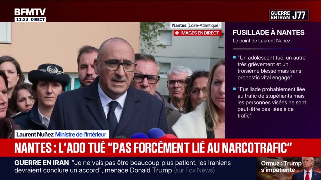 Fusillade à Nantes: Nous allons renforcer le dispositif de présence policière , annonce le ministre de l'Intérieur, Laurent Nuñez