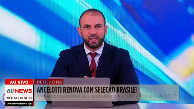 Carlo Ancelotti renova com a Seleção Brasileira