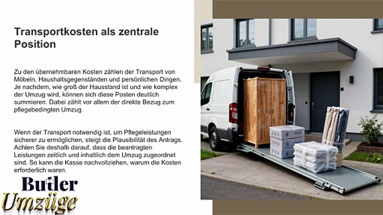 Umzugskostenübernahme bei der BKK & Butler Umzüge GmbH