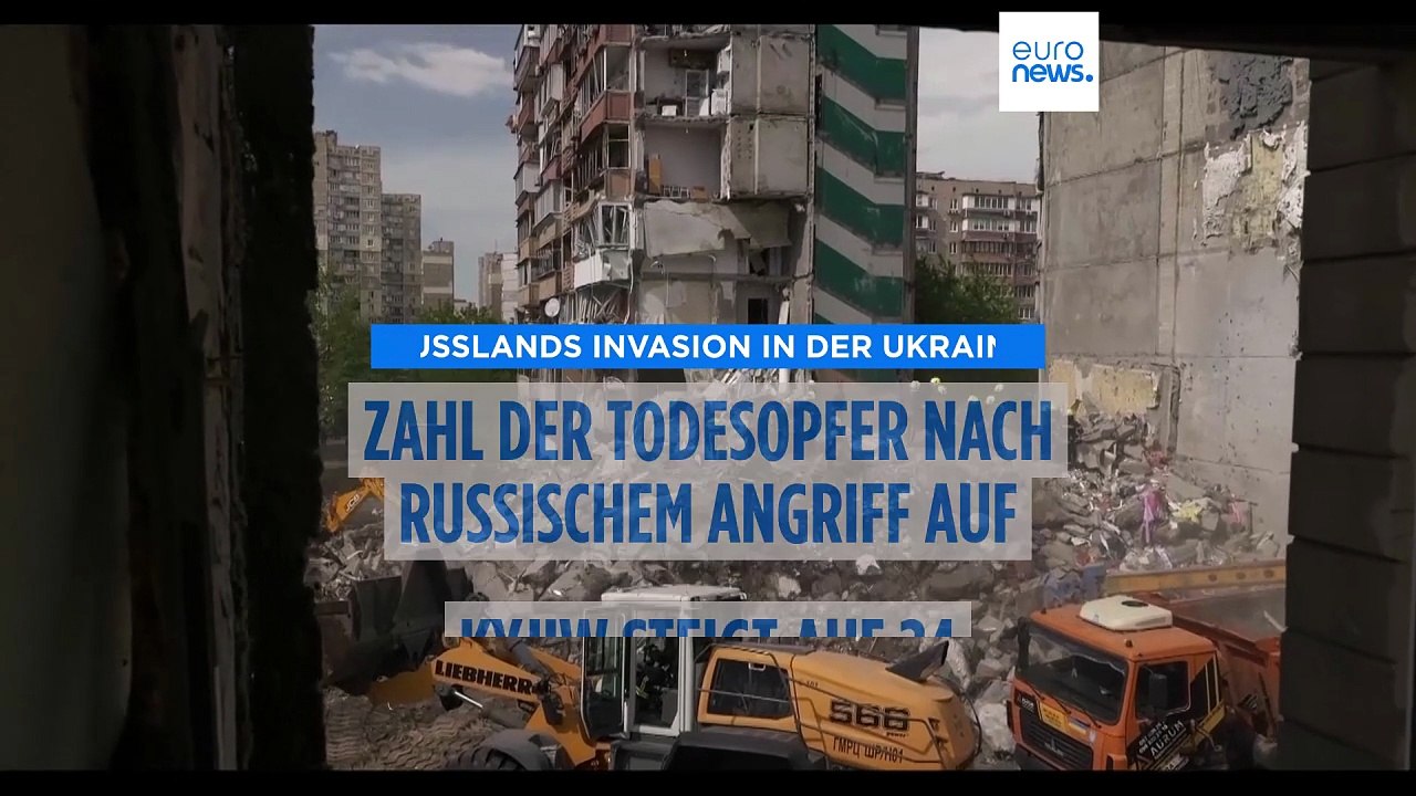 Drohnen und Raketen: Zweitägiger Angriff auf Ukraine fordert mindestens 24 Todesopfer