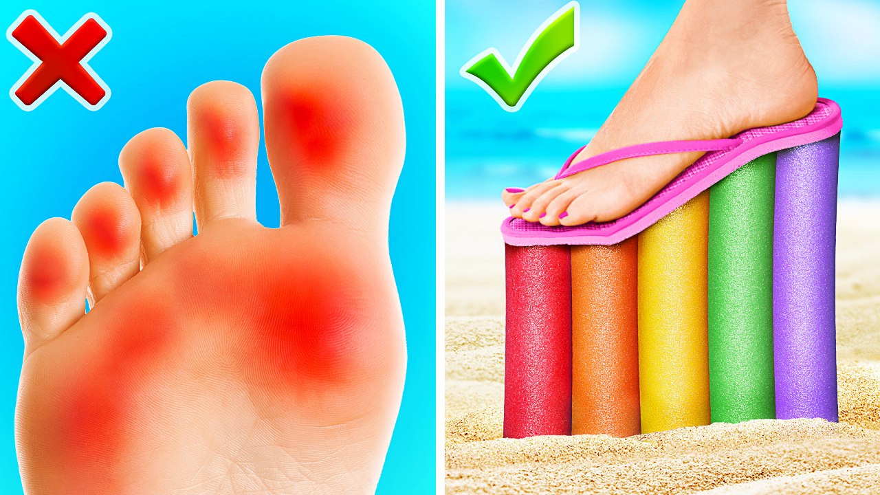 Comment éviter de se brûler les pieds cet été ? Astuces pour profiter de la plage !