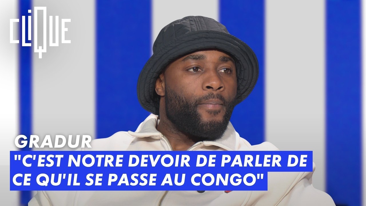 Gradur : "C'est notre devoir de parler de ce qu'il se passe au Congo"