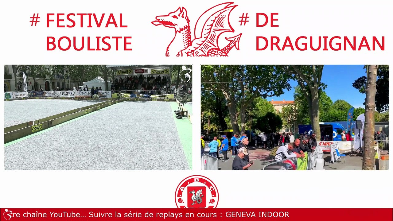 Phases finales : National triplette à pétanque de Draguignan 2026 (3)