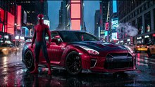 Spider-Man x GT-R: Midnight in New York