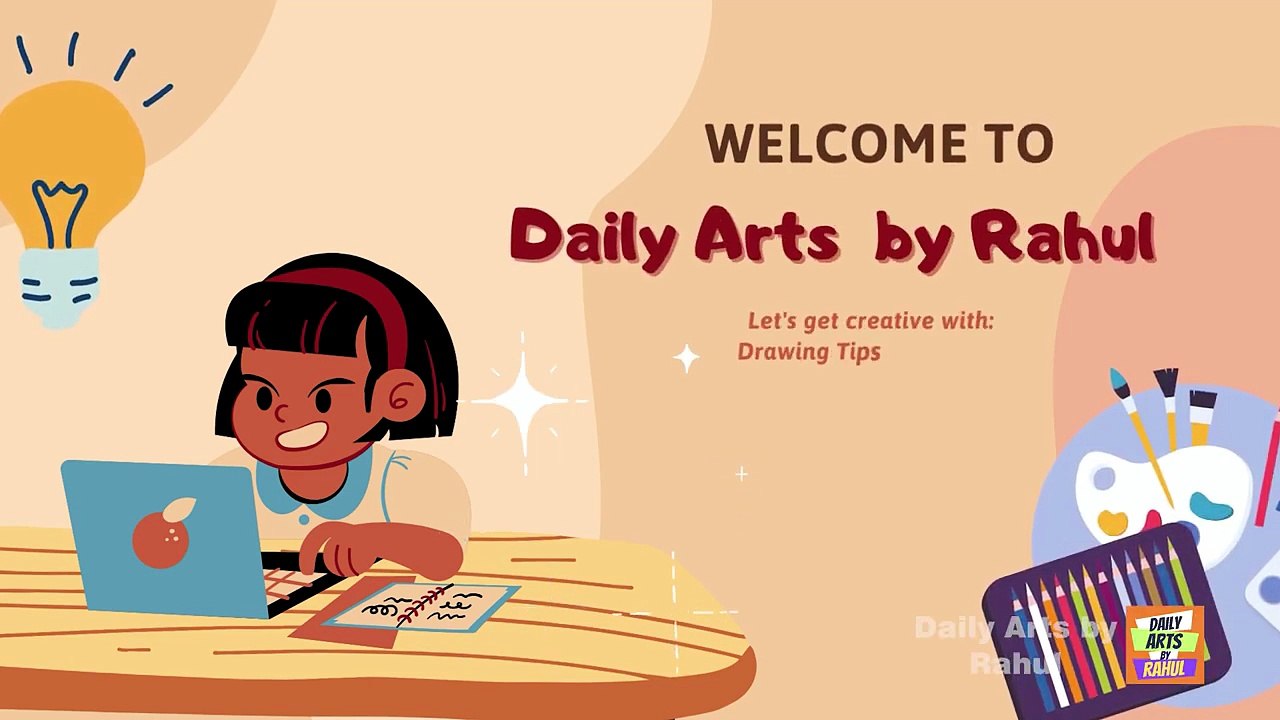 How to Draw a Simple Bee Step by Step Under 3 Minute _ Coloring Page _ Daily Arts by Rahul