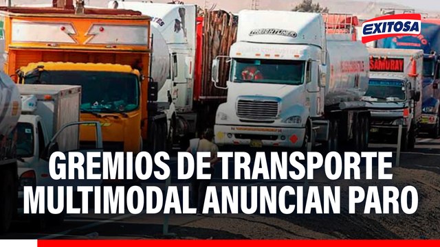 Gremios de transporte multimodal y carga pesada anuncian paro por alza del combustible