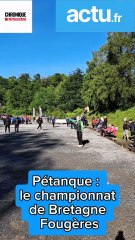 Pétanque championnat de Bretagne 2026 à Fougères