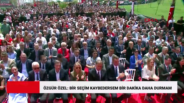 Özgür Özel: Bir seçim kaybedersem bir dakika daha durmam
