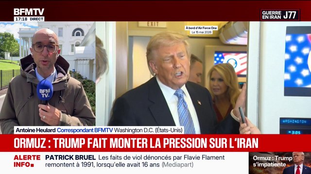 Détroit d’Ormuz: Donald Trump continue de mettre la pression sur l’Iran