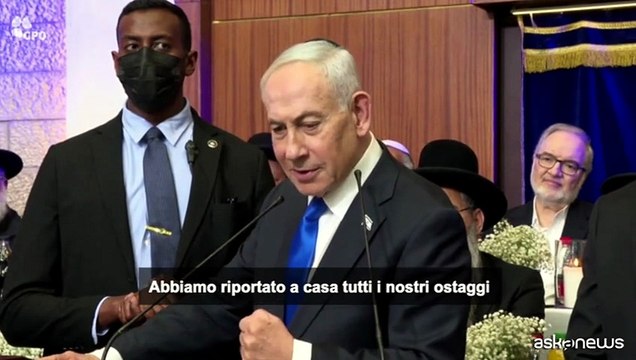 Gaza, Netanyahu: Forze israeliane controllano il 60% della Striscia