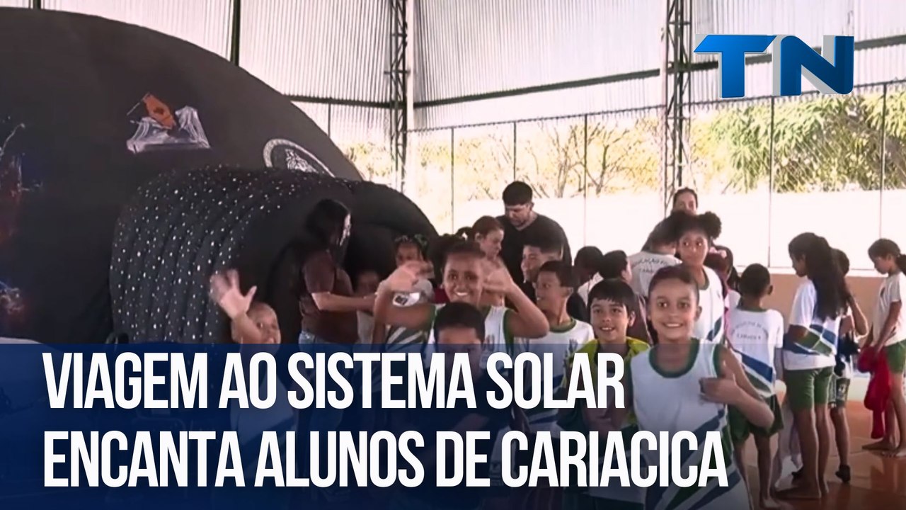 Viagem ao sistema solar encanta alunos de Cariacica