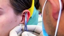 The Piercing That Hides Until You Move Your Hair | Hidden Helix Experience #helixpiercing