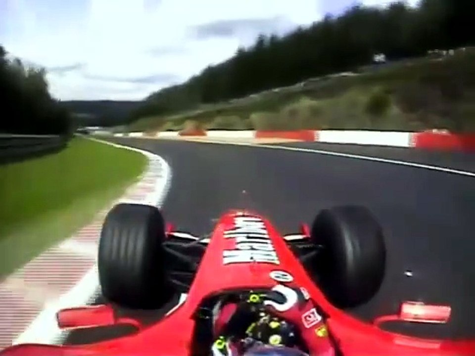 F1 – Rubens Barrichello (Ferrari V10) Onboard – Belgium 2004