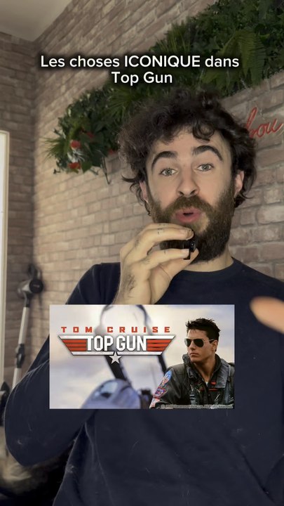 Les choses iconiques dans Top Gun ! Qui ressort au cinéma !