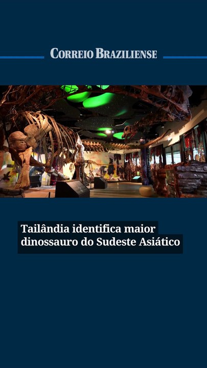 Tailândia identifica maior dinossauro do Sudeste Asiático