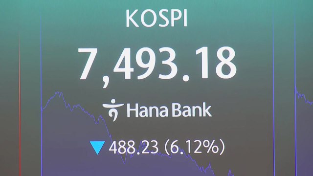 '8천피' 찍은 코스피 6% 급락...삼전·닉스 폭락 / YTN