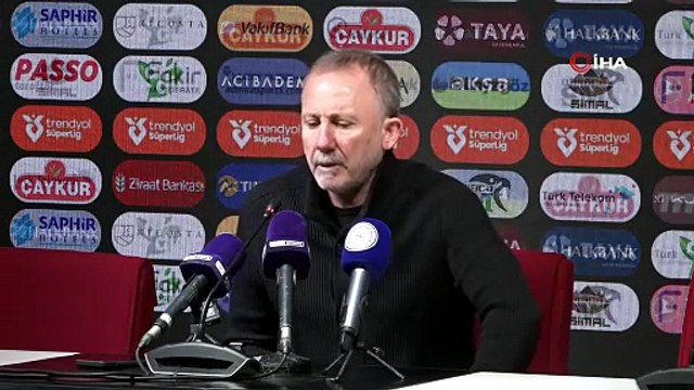 Sergen Yalçın: Başımıza son iki maçta gelmedik şey kalmadı | Ajansspor | IHA