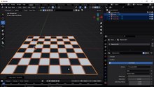 blender door chess set video 2 pawn glow in the dark neon blue RBA Twin Arch Nightclub Floor