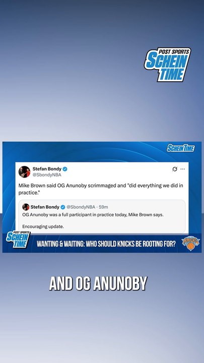 Knicks provide optimistic update on OG Anunoby | Schein Time