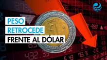 Peso mexicano retrocede frente al dólar y cierra semana de pérdidas acumuladas