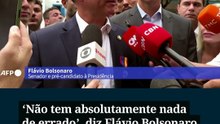 ‘Não tem absolutamente nada de errado’, diz Flávio Bolsonaro