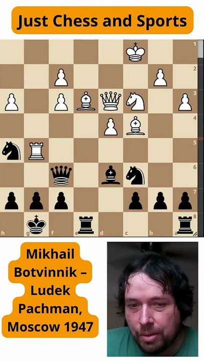Ludek Pachman vence a Botvinnik con una clavada y un tenedor (1947)