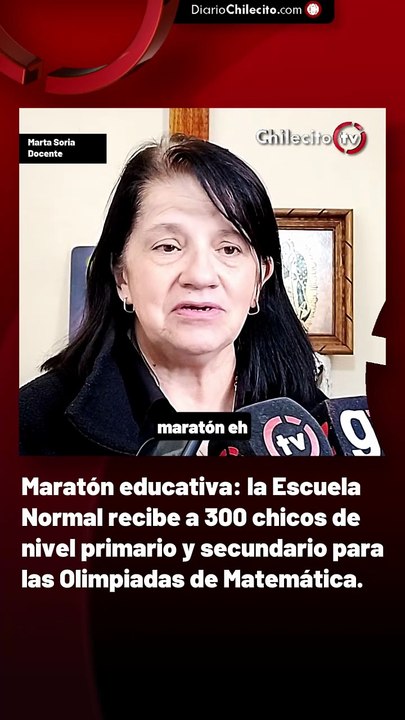 Maratón educativa: la Escuela Normal recibe a 3...