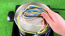 How to remove copper from wires easily