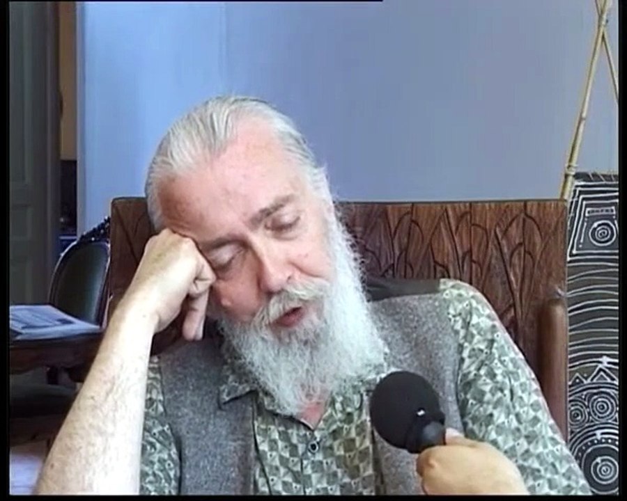 Luc Sala with'Hakim Bey' Peter Lamborn Wilson, TAZ, sufi anarchist (2001)