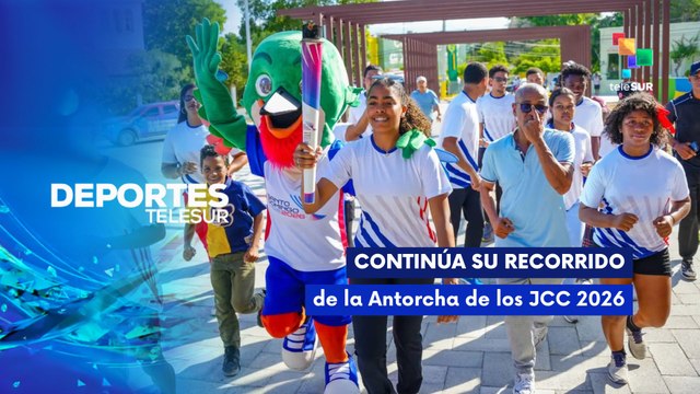 DEPORTES TELESUR | Continúa recorrido de antorcha de Juegos Centroamericanos y del Caribe Santo Domingo 2026