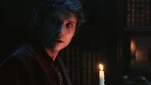 Talamasca: The Secret Order Guy Anatole Walks in a Dark Library and Sees a Mysterious Figure Promo Video - Nicholas Denton